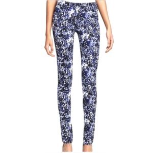 Joe's Jeans Abstract Floral Print Low Rise Skinny Jeans on o- Sz 28